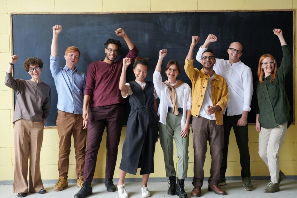 Cursisten van de Campus Recruitment training