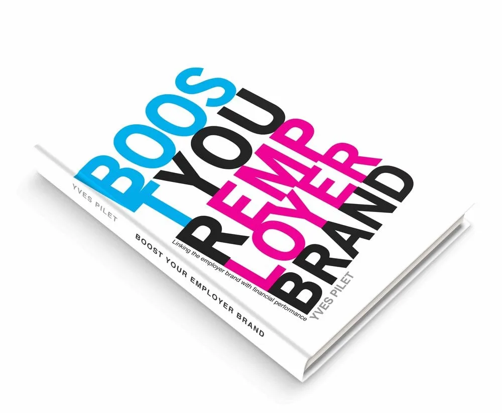 3D omslag van boek Boost Your Employer Brand