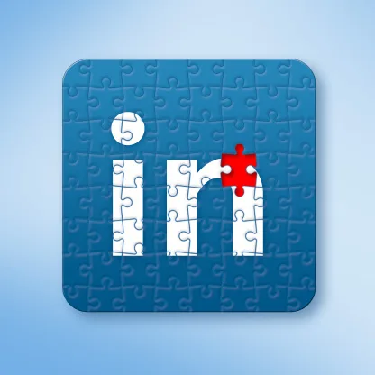 IN-Logo puzzel van training LinkedIn Recruitment
