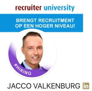LinkedIn HIRING profielfoto frame