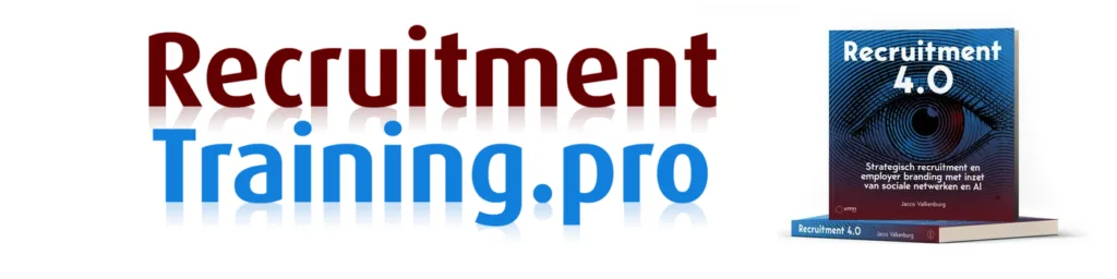 Banner RecruitmentTrainingPro met 3D boek