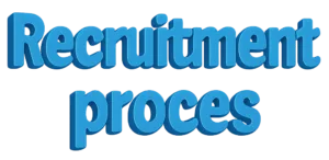 Recruitment proces (tekst-afbeelding)