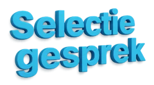 Selectiegesprek (teks-afbeelding)