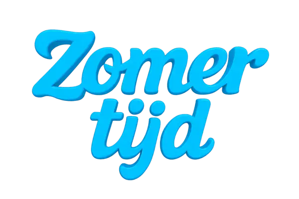 Zomertijd (tekst-afbeelding)