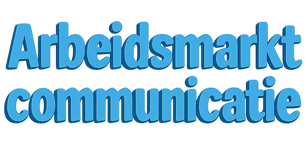 arbeidsmarktcommunicatie (3D tekst)