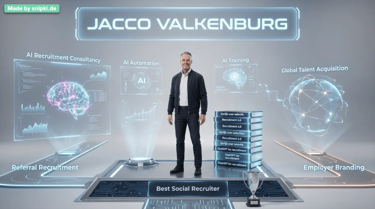 Jacco Valkenburg AI recruitment architect tussen AI visualisaties voor recruitment trends 