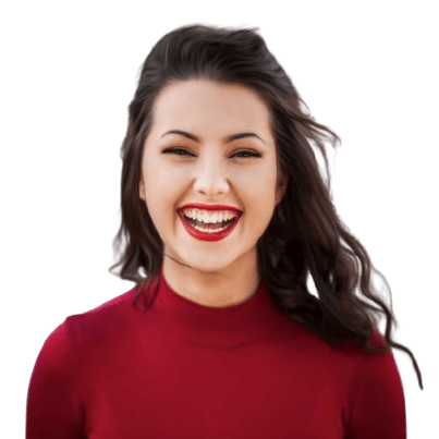 Gelukkige medewerker met werkgeluk door amplitie