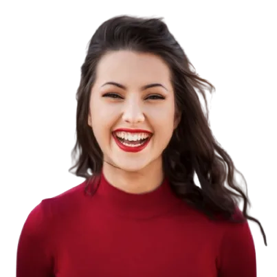 Gelukkige medewerker met werkgeluk door amplitie