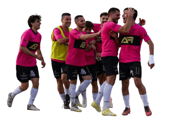 Voetbalteam viert samen een doelpunt als voorbeeld van culture fit en teamdynamiek