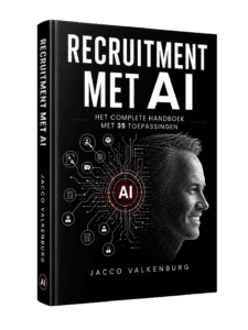 3D boekcover Recruitment met AI van Jacco Valkenburg