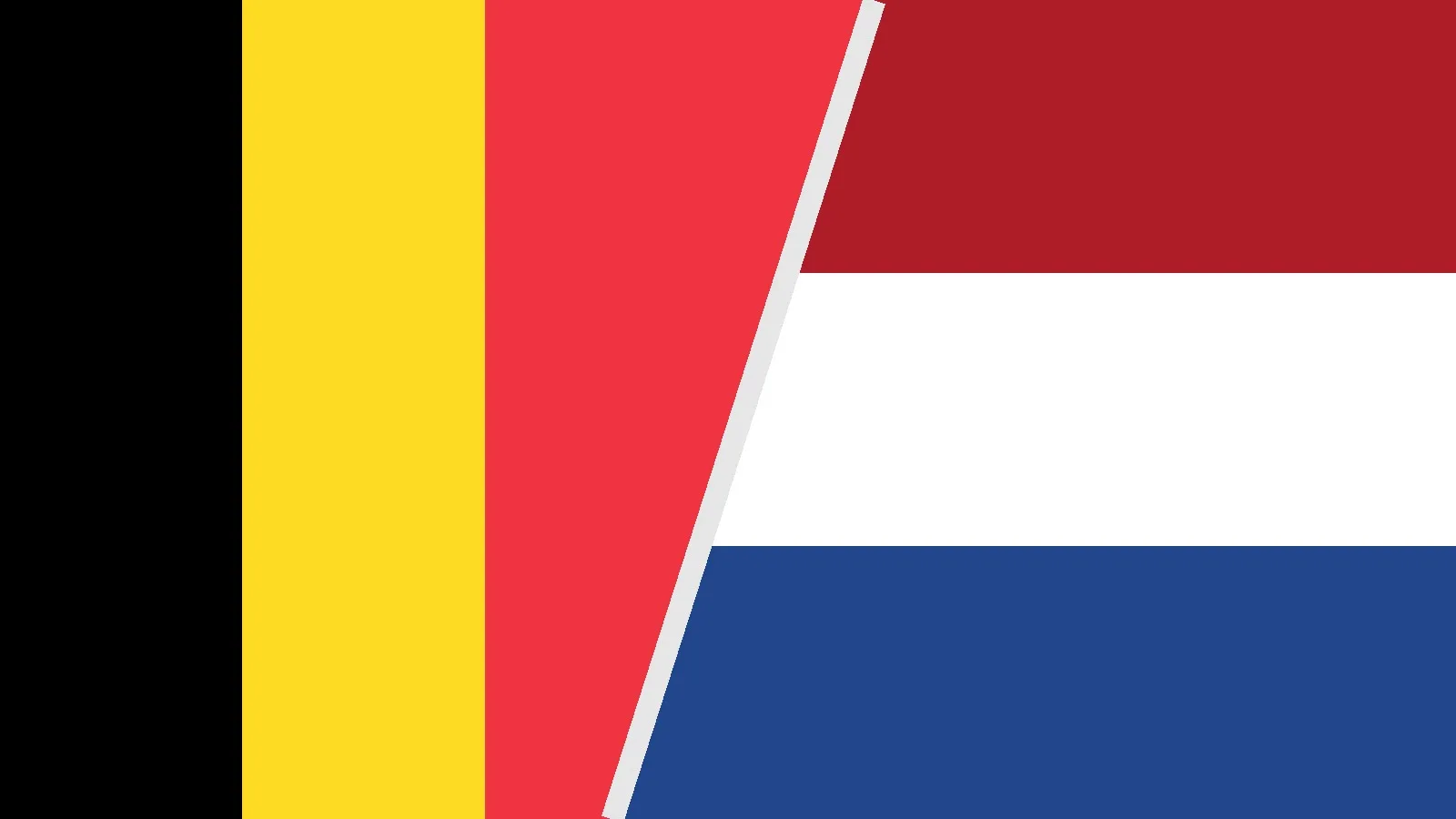Belgische en Nederlandse vlag naast elkaar bij het artikel over de verschillen in werving en selectie tussen België en Nederland.